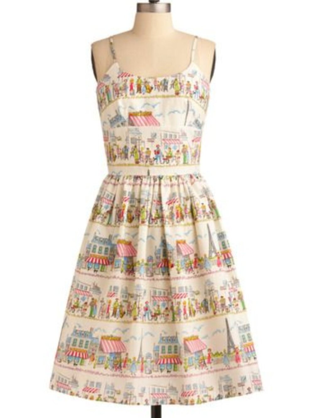 Bernie Dexter Paris print dress